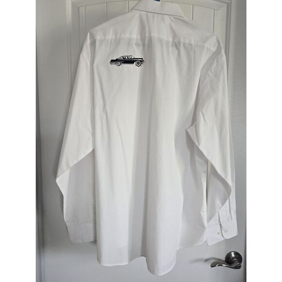 Las Olas Embroidered 50's Car Show Button Down Shirt Mens XL DAD FATHERS DAY - Picture 9 of 13